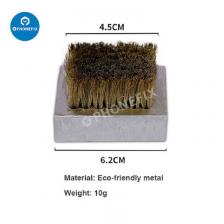 Щетка для чистки жала паяльника для паяльной станции, материнская плата, чипы печатной платы, сварочная площадка, щетка из стальной проволоки, предотвращающая старение Щетка для чистки жала паяльника для паяльной станции, материнская плата, чипы печатной платы, сварочная площадка, щетка из стальной проволоки, предотвращающая старение