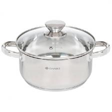 Кастрюля с крышкой Daniks Оптима QS-S-20/GS-01201-20CA 3.1 л Кастрюля с крышкой Daniks Оптима QS-S-20/GS-01201-20CA 3.1 л