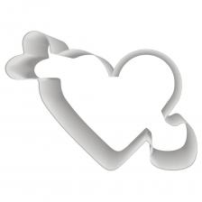 Кулинарная форма МУЛЬТИДОМ Амур 10x6 см, высота 2 см DA8-223 Кулинарная форма МУЛЬТИДОМ Амур 10x6 см, высота 2 см DA8-223