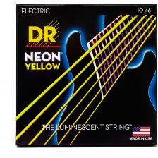 DR Strings NEON Hi-Def Yellow SuperStrings Струны для электрогитары среднего размера DR Strings NEON Hi-Def Yellow SuperStrings Струны для электрогитары среднего размера