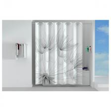 занавеска для ванной OFELIS Одуванчик 180х180 см полиэстер белая занавеска для ванной OFELIS Одуванчик 180х180 см полиэстер белая