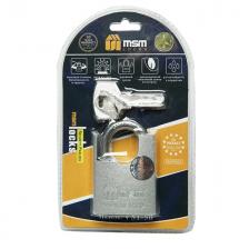 замок навесной MSM VS1/50 сталь полузакрытый замок навесной MSM VS1/50 сталь полузакрытый
