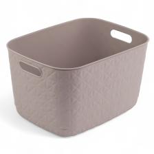 корзина CURVER Softex L 37х28х22см 19л пластик серый корзина CURVER Softex L 37х28х22см 19л пластик серый