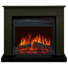 Каминокомплект Royal Flame Bergen SFT разборный с Очагом Jupiter FX N, темная олива Каминокомплект Royal Flame Bergen SFT разборный с Очагом Jupiter FX N, темная олива