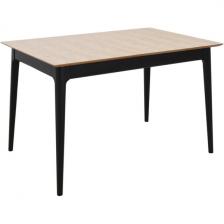 Стол разжвижной 140(180)*80*74 Дуб светлый/Черн. Аврора 102223 Стол разжвижной 140(180)*80*74 Дуб светлый/Черн. Аврора 102223