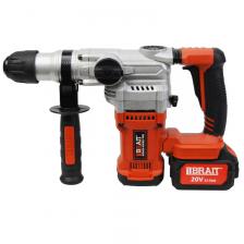 Аккумуляторные перфораторы Перфоратор аккумуляторный Brait BCRH26-4DUBLV PRO 21.01.254.087, АКБ 2*4АН, З/У 2.4А, 0-4350 уд/мин Аккумуляторные перфораторы Перфоратор аккумуляторный Brait BCRH26-4DUBLV PRO 21.01.254.087, АКБ 2*4АН, З/У 2.4А, 0-4350 уд/мин