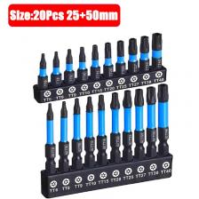 Набор ударных сверл Torx S2 10/20 шт. Набор ударных сверл Torx S2 10/20 шт.