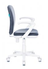 Игровое кресло Кресло детское Бюрократ KD-W10AXSN серый 26-25 крестов. пластик пластик белый Игровое кресло Кресло детское Бюрократ KD-W10AXSN серый 26-25 крестов. пластик пластик белый