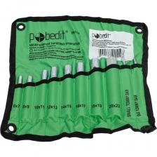 Набор торцевых трубчатых ключей Pobedit 8 штук 6-22 мм 2807534 Набор торцевых трубчатых ключей Pobedit 8 штук 6-22 мм 2807534