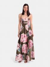 Платья Rinascimento Платье макси на бретелях Платья Rinascimento Платье макси на бретелях