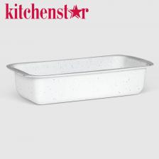 Форма для запекания Kitchenstar granite белая 29x19x6 см Форма для запекания Kitchenstar granite белая 29x19x6 см