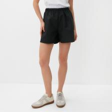 Шорты женские MINAKU: Basic line, чёрные, размер 46 Шорты женские MINAKU: Basic line, чёрные, размер 46