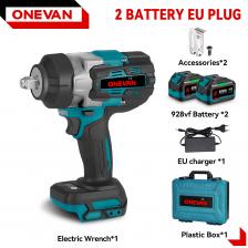 Электрический ударный гайковерт ONEVAN 2800 Нм 5 скоростей 1/2 дюйма для аккумулятора Makita 18 В Электрический ударный гайковерт ONEVAN 2800 Нм 5 скоростей 1/2 дюйма для аккумулятора Makita 18 В
