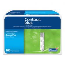 Contour Plus Тест-полоски 100 шт Contour Plus Тест-полоски 100 шт