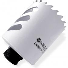 Универсальная коронка «Carbide Uni» с карбидными зубьями предназначена для сверления отверстий в различных материалах, таких как нержавеющая сталь, керамика, легированная и нелегированная сталь, алюминий, цветные металлы, кирпич, древесина (с гвоздями, скобами). Ее корпус изготовлен из прочной пружинной стали, а режущая часть выполнена из индивидуально приваренных зубьев из твердого сплава карбида вольфрама, что обеспечивают длительную работу, в 20 раз превосходящую по продолжительности биметаллические коронки. Карбид вольфрама обладает высокой плотностью и температурой кипения, что позволяет использовать коронку при значительных температурах. А своими характеристиками примерно в три раза более жесткий, чем сталь, и гораздо более плотный, чем сталь или титан, близок по твердости к алмазу. Коронка оснащена специальными отверстиями в корпусе для обзора во время работы и удаления стружки. Толстая опорная пластина предотвращает повреждения, увеличивая срок службы. Рекомендуется использовать СОЖ при сверлении. Используется с дрелями, шуруповертами и стационарными станками только в безударном режиме, а ее увеличенная высота позволяет работать с материалом глубиной до 60 мм.Система «Fastlock» обеспечивает удобство и экономит время, создавая более комфортные условия работы. Принцип соединения адаптера и хвостовика с центрирующим сверлом основан на механизме защелкивания, где г-образные канавки в адаптере гарантируют легкое и прочное соединение с элементами хвостовика. Обновление коронки сводится к освобождению текущей (путем поворота влево) вместе с адаптером и установке новой (путем поворота вправо), при условии, что адаптер закручен в коронку. Снятие хвостовика с рабочего инструмента больше не требуется.Внимание, изображение товара может отличаться от реального! Верные параметры указаны в технических характеристиках товара. Универсальная коронка «Carbide Uni» с карбидными зубьями предназначена для сверления отверстий в различных материалах, таких как нержавеющая сталь, керамика, легированная и нелегированная сталь, алюминий, цветные металлы, кирпич, древесина (с гвоздями, скобами). Ее корпус изготовлен из прочной пружинной стали, а режущая часть выполнена из индивидуально приваренных зубьев из твердого сплава карбида вольфрама, что обеспечивают длительную работу, в 20 раз превосходящую по продолжительности биметаллические коронки. Карбид вольфрама обладает высокой плотностью и температурой кипения, что позволяет использовать коронку при значительных температурах. А своими характеристиками примерно в три раза более жесткий, чем сталь, и гораздо более плотный, чем сталь или титан, близок по твердости к алмазу. Коронка оснащена специальными отверстиями в корпусе для обзора во время работы и удаления стружки. Толстая опорная пластина предотвращает повреждения, увеличивая срок службы. Рекомендуется использовать СОЖ при сверлении. Используется с дрелями, шуруповертами и стационарными станками только в безударном режиме, а ее увеличенная высота позволяет работать с материалом глубиной до 60 мм.Система «Fastlock» обеспечивает удобство и экономит время, создавая более комфортные условия работы. Принцип соединения адаптера и хвостовика с центрирующим сверлом основан на механизме защелкивания, где г-образные канавки в адаптере гарантируют легкое и прочное соединение с элементами хвостовика. Обновление коронки сводится к освобождению текущей (путем поворота влево) вместе с адаптером и установке новой (путем поворота вправо), при условии, что адаптер закручен в коронку. Снятие хвостовика с рабочего инструмента больше не требуется.Внимание, изображение товара может отличаться от реального! Верные параметры указаны в технических характеристиках товара.