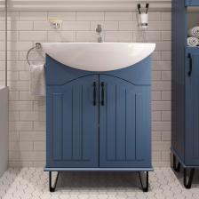 Тумба с раковиной DIWO Сочи 65 синяя Тумба с раковиной DIWO Сочи 65 синяя