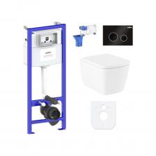 Комплект: инсталляция с унитазом Lavinia Boho Aveo Rimless 7 в 1 87040128 - комплексное предложение, включающее все необходимое для установки и комфортного использования подвесной керамики. Чаша унитаза крепится на инсталляционную систему, далее на стену монтируется клавиша смыва для подачи воды. Подвесной унитаз, как правило, находится над полом на высоте около 100 мм, что облегчает уборку и обеспечивает доступ для свободного мытья пола под чашей. Санитарный фарфор Lavinia Boho имеет более твердую и гладкую поверхность, нежели сантехнический фаянс. Благодаря современному оборудованию и обжигу керамики при температуре 1250 °С образуется беспористая многослойная глазурь, которая отличается низким коэффициентом водопоглощения и меньше впитывает грязь и запахи. Сиденье с крышкой изготовлено из прочного дюропласта с петлями из нержавеющей стали и имеет идеальное сочетание глянцевого цвета с керамикой. Комплект: инсталляция с унитазом Lavinia Boho Aveo Rimless 7 в 1 87040128 - комплексное предложение, включающее все необходимое для установки и комфортного использования подвесной керамики. Чаша унитаза крепится на инсталляционную систему, далее на стену монтируется клавиша смыва для подачи воды. Подвесной унитаз, как правило, находится над полом на высоте около 100 мм, что облегчает уборку и обеспечивает доступ для свободного мытья пола под чашей. Санитарный фарфор Lavinia Boho имеет более твердую и гладкую поверхность, нежели сантехнический фаянс. Благодаря современному оборудованию и обжигу керамики при температуре 1250 °С образуется беспористая многослойная глазурь, которая отличается низким коэффициентом водопоглощения и меньше впитывает грязь и запахи. Сиденье с крышкой изготовлено из прочного дюропласта с петлями из нержавеющей стали и имеет идеальное сочетание глянцевого цвета с керамикой.