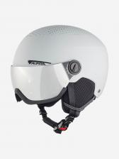 Горнолыжный шлем с визором Alpina Arber Visor Q-Lite Grey Matt, Серый Горнолыжный шлем с визором Alpina Arber Visor Q-Lite Grey Matt, Серый
