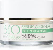 Увлажняющий гель-крем Bio Sebum Aloe Vera для уменьшения жирности кожи Phytorelax Laboratories, 50 мл Увлажняющий гель-крем Bio Sebum Aloe Vera для уменьшения жирности кожи Phytorelax Laboratories, 50 мл