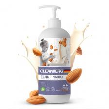 Мыло жидкое CLEANBERG Жидкое мыло гипоаллергенное увлажняющее миндаль 500 Мыло жидкое CLEANBERG Жидкое мыло гипоаллергенное увлажняющее миндаль 500