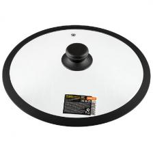 Крышка стеклянная Mallony CAPPELLO, 26 см, с силиконовым ободком (003545) Крышка стеклянная Mallony CAPPELLO, 26 см, с силиконовым ободком (003545)