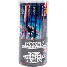 Стираемая гелевая ручка FUNSTER "ANIME" – универсальный помощник для ведения аккуратных записей за счет обесцвечивающихся термочернил и специального ластика, позволяющего вносить корректировки в текст сразу после написания.Ручка представлена в ярких ассорти дизайнах с персонажами аниме, которые привлекают внимание яркими деталями. Специальные гелевые чернила синего цвета мягко и плавно ложатся на бумагу, а при нагревании становятся невидимыми. Нагрев достигается ластиком, встроенным в корпус ручки. При трении бумага не повреждается, поэтому исправления выглядят незаметными. Пишущий узел 0,5 мм обеспечивает тонкую линию письма 0,35 мм. Стираемая гелевая ручка FUNSTER "ANIME" – универсальный помощник для ведения аккуратных записей за счет обесцвечивающихся термочернил и специального ластика, позволяющего вносить корректировки в текст сразу после написания.Ручка представлена в ярких ассорти дизайнах с персонажами аниме, которые привлекают внимание яркими деталями. Специальные гелевые чернила синего цвета мягко и плавно ложатся на бумагу, а при нагревании становятся невидимыми. Нагрев достигается ластиком, встроенным в корпус ручки. При трении бумага не повреждается, поэтому исправления выглядят незаметными. Пишущий узел 0,5 мм обеспечивает тонкую линию письма 0,35 мм.