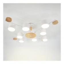 Люстра под лампу General Lighting Systems Венто GCHL-8GX53-M белая, дерево 662220 Люстра под лампу General Lighting Systems Венто GCHL-8GX53-M белая, дерево 662220