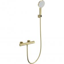 Смеситель для душа с термостатом Wonzon & Woghand брашированное золото WW-B3013-A-BG Смеситель для душа с термостатом Wonzon & Woghand брашированное золото WW-B3013-A-BG