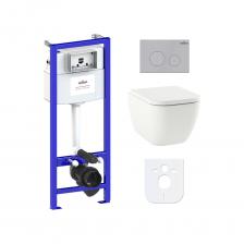 Комплект: инсталляция с унитазом Lavinia Boho One Compacto 6 в 1 77040067 - комплексное предложение, включающее все необходимое для установки и комфортного использования подвесной керамики. Чаша унитаза крепится на инсталляционную систему, далее на стену монтируется клавиша смыва для подачи воды. Подвесной унитаз, как правило, находится над полом на высоте около 100 мм, что облегчает уборку и обеспечивает доступ для свободного мытья пола под чашей. Санитарный фарфор Lavinia Boho имеет более твердую и гладкую поверхность, нежели сантехнический фаянс. Благодаря современному оборудованию и обжигу керамики при температуре 1250 °С образуется беспористая многослойная глазурь, которая отличается низким коэффициентом водопоглощения и меньше впитывает грязь и запахи. Сиденье с крышкой изготовлено из прочного дюропласта с петлями из нержавеющей стали и имеет идеальное сочетание глянцевого цвета с керамикой. Комплект: инсталляция с унитазом Lavinia Boho One Compacto 6 в 1 77040067 - комплексное предложение, включающее все необходимое для установки и комфортного использования подвесной керамики. Чаша унитаза крепится на инсталляционную систему, далее на стену монтируется клавиша смыва для подачи воды. Подвесной унитаз, как правило, находится над полом на высоте около 100 мм, что облегчает уборку и обеспечивает доступ для свободного мытья пола под чашей. Санитарный фарфор Lavinia Boho имеет более твердую и гладкую поверхность, нежели сантехнический фаянс. Благодаря современному оборудованию и обжигу керамики при температуре 1250 °С образуется беспористая многослойная глазурь, которая отличается низким коэффициентом водопоглощения и меньше впитывает грязь и запахи. Сиденье с крышкой изготовлено из прочного дюропласта с петлями из нержавеющей стали и имеет идеальное сочетание глянцевого цвета с керамикой.