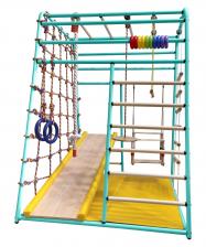 Детский спортивный комплекс Вертикаль Веселый Малыш NEXT горка мягкий бортик, изумрудный Детский спортивный комплекс Вертикаль Веселый Малыш NEXT горка мягкий бортик, изумрудный