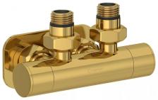 Вентиль Вентиль 2х1/2" угловой скрытый-скрытый EU50 (Золото) Вентиль Вентиль 2х1/2" угловой скрытый-скрытый EU50 (Золото)