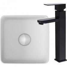 Комплект для ванной от BAUEDGE - современное и оригинальное решение для оснащения ванной комнаты. Прекрасно подходит для тумб BAU артикулов BD1040 и BD1050.Раковина накладная прямоугольная BAU Hotel mini 24х24, белая — Чтобы не занимать место крупногабаритными конструкциями, стоит приобрести накладную раковину. Раковина BAU Hotel подходит для тумб со столешницей практически любых фирм, например: Roca, Cersanit, Triton, Акватон, Акванет, Aqwella, Grossman, Belbagno, Runo и многих других. Раковина изготовлена из санфарфора. Смеситель для раковины Fmark FS8111H предназначен для подачи горячей и холодной воды в ванных помещениях. Модель оснащена керамическим картриджем, обеспечивающим плавный ход рычага смесителя, контроль и точность при выборе напора и температуры воды. Изделие выполнено из нержавеющей стали, отличающейся прочностью, долговечностью и устойчивостью к перепадам температур. Комплект для ванной от BAUEDGE - современное и оригинальное решение для оснащения ванной комнаты. Прекрасно подходит для тумб BAU артикулов BD1040 и BD1050.Раковина накладная прямоугольная BAU Hotel mini 24х24, белая — Чтобы не занимать место крупногабаритными конструкциями, стоит приобрести накладную раковину. Раковина BAU Hotel подходит для тумб со столешницей практически любых фирм, например: Roca, Cersanit, Triton, Акватон, Акванет, Aqwella, Grossman, Belbagno, Runo и многих других. Раковина изготовлена из санфарфора. Смеситель для раковины Fmark FS8111H предназначен для подачи горячей и холодной воды в ванных помещениях. Модель оснащена керамическим картриджем, обеспечивающим плавный ход рычага смесителя, контроль и точность при выборе напора и температуры воды. Изделие выполнено из нержавеющей стали, отличающейся прочностью, долговечностью и устойчивостью к перепадам температур.