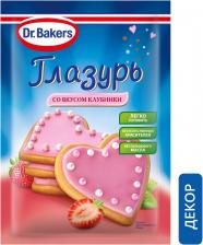 Смесь пищевая Dr.Bakers Глазурь со вкусом клубники 90г Смесь пищевая Dr.Bakers Глазурь со вкусом клубники 90г