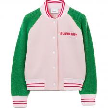 Детская куртка Burberry, морозно-розовая Детская куртка Burberry, морозно-розовая