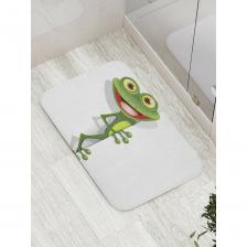 Противоскользящий коврик для ванной, сауны, бассейна JOYARTY Улыбка лягушки bath_9552 Противоскользящий коврик для ванной, сауны, бассейна JOYARTY Улыбка лягушки bath_9552
