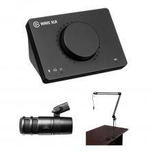 Комплект предусилителя Elgato Wave XLR для потоковой передачи данных и подкастинга Комплект предусилителя Elgato Wave XLR для потоковой передачи данных и подкастинга
