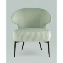 Современное комфортное кресло для отдыха и релакса. Обивка выполнена из велюра - износостойкий и простой в уходе материал. Внешняя сторона обивки выполнена с вертикальной строчкой. Сочетание мягкого сиденья шириной 61 см и эргономичной спинки с оригинальными подлокотниками, всё что необходимо для максимального комфорта. В качестве наполнителя в сиденье используются независимый пружинный блок по центру и мебельный поролон по краям. Независимые пружины обеспечивают ортопедический эффект и удобство, также при такой конструкции дольше сохраняется упругость сиденья и срок службы. Металлические ножки оснащены подпятниками, которые защищают напольные покрытия от царапин и препятствуют скольжению. Современное комфортное кресло для отдыха и релакса. Обивка выполнена из велюра - износостойкий и простой в уходе материал. Внешняя сторона обивки выполнена с вертикальной строчкой. Сочетание мягкого сиденья шириной 61 см и эргономичной спинки с оригинальными подлокотниками, всё что необходимо для максимального комфорта. В качестве наполнителя в сиденье используются независимый пружинный блок по центру и мебельный поролон по краям. Независимые пружины обеспечивают ортопедический эффект и удобство, также при такой конструкции дольше сохраняется упругость сиденья и срок службы. Металлические ножки оснащены подпятниками, которые защищают напольные покрытия от царапин и препятствуют скольжению.