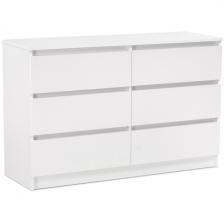 Комод Woodville Мадера К6М белый 497489 Комод Woodville Мадера К6М белый 497489