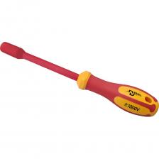 Диэлектрическая торцевая отвертка-ключ Диэлектрическая отвёртка DUEL 1000V отвертка-ключ торцевая 8x125мм, длина 235 мм DE07-080-125 Диэлектрическая торцевая отвертка-ключ Диэлектрическая отвёртка DUEL 1000V отвертка-ключ торцевая 8x125мм, длина 235 мм DE07-080-125