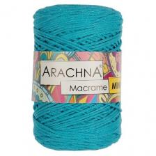 Пряжа ARACHNA Macrame Mini, 80% хлопок, 20% полиэстер, 4*250 г, 230 м, №13, бирюзовый Пряжа ARACHNA Macrame Mini, 80% хлопок, 20% полиэстер, 4*250 г, 230 м, №13, бирюзовый