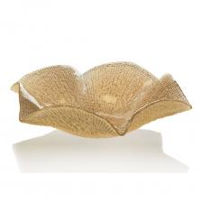 Блюдо IVV Folies круглое 41 см желтое золото Блюдо IVV Folies круглое 41 см желтое золото