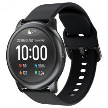 Сменный гипоаллергенный силиконовый ремешок MyPads для умных смарт-часов Xiaomi Haylou Solar LS05 с функцией быстрой замены быстросъемный черный Сменный гипоаллергенный силиконовый ремешок MyPads для умных смарт-часов Xiaomi Haylou Solar LS05 с функцией быстрой замены быстросъемный черный