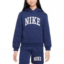 Свитшот Midnight Marine Blue/White для подростков Nike Свитшот Midnight Marine Blue/White для подростков Nike