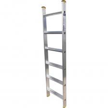 Приставная лестница Алюминиевая лестница Алюмет приставная односекционная "Комфорт" (широкая ступень) 1х6 ступеней. Серия НК1 5106 Приставная лестница Алюминиевая лестница Алюмет приставная односекционная "Комфорт" (широкая ступень) 1х6 ступеней. Серия НК1 5106