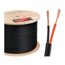 Акустический кабель (круглый) используются в профессиональных системах вещания для передачи аналоговых аудиосигналов. Предназначен для подключения акустических систем, колонок и громкоговорителей. Подходит для студий звукозаписи, репетиционных студий, концертных и презентационных площадок. Кабель состоит из двух медных проводников из многожильной бескислородной меди (OFC) сечение акустического кабеля - 2.5 мм2, ? 2.05 мм, изоляции из PE материала красного и черного цвета и гибкой PVC оболочки черного цвета RAL9005. Стандарт IEC 60332-1 разработан в Германии. Акустический кабель (круглый) используются в профессиональных системах вещания для передачи аналоговых аудиосигналов. Предназначен для подключения акустических систем, колонок и громкоговорителей. Подходит для студий звукозаписи, репетиционных студий, концертных и презентационных площадок. Кабель состоит из двух медных проводников из многожильной бескислородной меди (OFC) сечение акустического кабеля - 2.5 мм2, ? 2.05 мм, изоляции из PE материала красного и черного цвета и гибкой PVC оболочки черного цвета RAL9005. Стандарт IEC 60332-1 разработан в Германии.