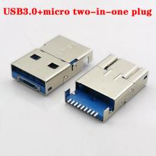 10 шт., разъёмы USB 3,0 типа А + Micro Male, два в одном 10 шт., разъёмы USB 3,0 типа А + Micro Male, два в одном