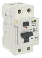 IEK ARMAT Выключатель дифференциального тока R10N 2P 25А 30мА тип AC, AR-R10N-2-025C030 1 шт IEK ARMAT Выключатель дифференциального тока R10N 2P 25А 30мА тип AC, AR-R10N-2-025C030 1 шт