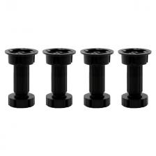 ножка мебельная 100мм 4шт черный регулируемая ножка мебельная 100мм 4шт черный регулируемая