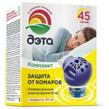 Фумигатор + жидкость ДЭТА для дома и дачи, 120 г, 30 мл, синий/фиолетовый Фумигатор + жидкость ДЭТА для дома и дачи, 120 г, 30 мл, синий/фиолетовый