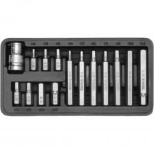 Набор бит HEX (15 шт; 1/2) YATO YT-0413 Набор бит HEX (15 шт; 1/2) YATO YT-0413